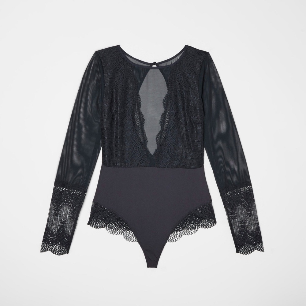 Target Black Lace Bodysuit
